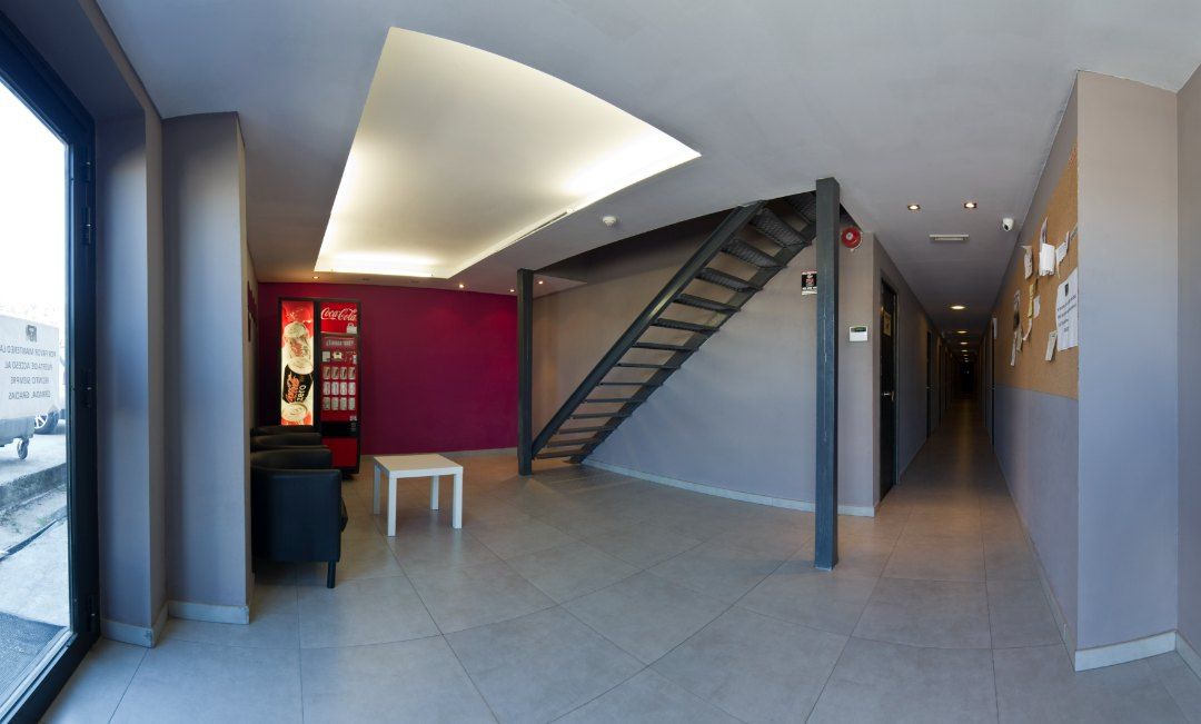 interior de una de las salas