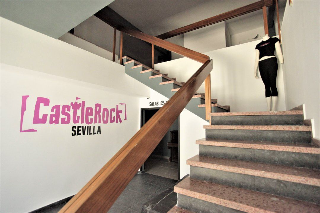 escalera de acceso interior